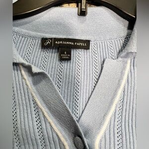 Adrianna Papell Light Blue Cardigan